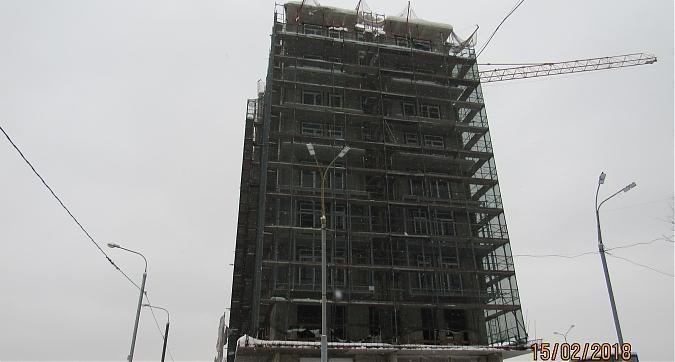ЖК Янтарь-Apartments (Комплекс апартаментов Янтарь-Apartments), фасадные работы - вид с Левобережной улицы, фото 6 Квартирный контроль