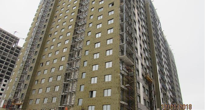 ЖК Поколение, 2-й корпус, фасадные работы - вид со стороны Нововладыкинского проезда, фото 2 Квартирный контроль