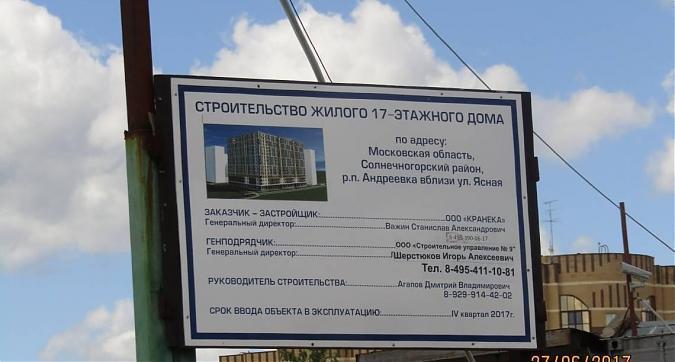 ЖК Андреевка - паспорт объекта Квартирный контроль