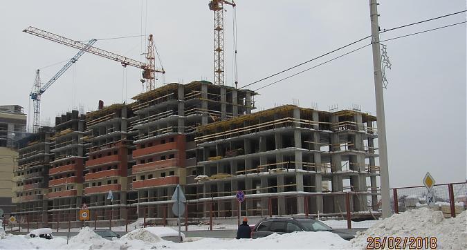 ЖК Лукино-Варино, корпус 48-8 - монолитные работы, вид с улицы Строителей, фото 2 Квартирный контроль