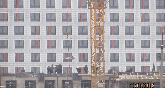 ЖК Измайловский лес (ЖК Озерный) - вид на корпус 2.1 с улицы станция стройка, фото 4 Квартирный контроль