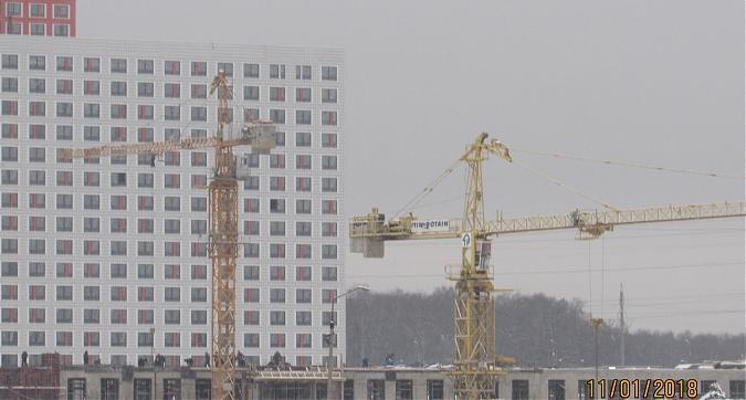 ЖК Измайловский лес (ЖК Озерный) - вид на корпус 2.1 с улицы станция стройка, фото 6 Квартирный контроль