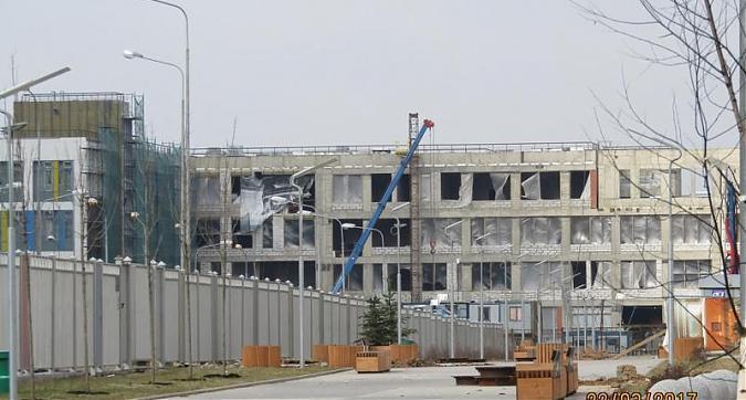 ЖК Мой адрес На Дмитровском 169 - вид на строящуюся школу со стороны Дмитровского шоссе Квартирный контроль