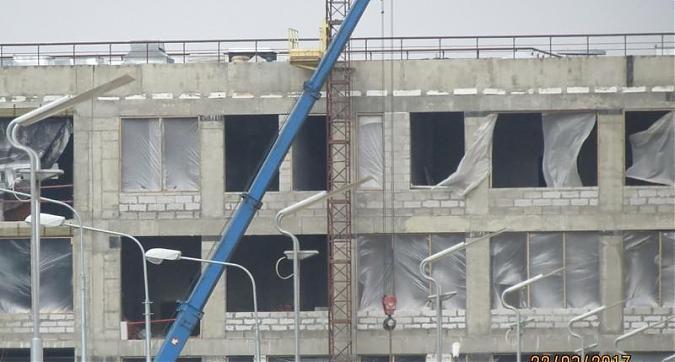 ЖК Мой адрес На Дмитровском 169 - вид на строящуюся школу со стороны Дмитровского шоссе Квартирный контроль