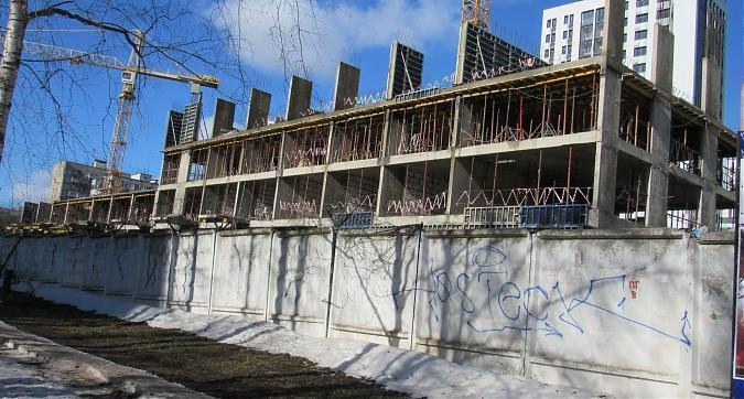 ЖК Город, корпуса 7,8 монолитные работы, вид с ул. 800-летия Москвы - 10 Квартирный контроль