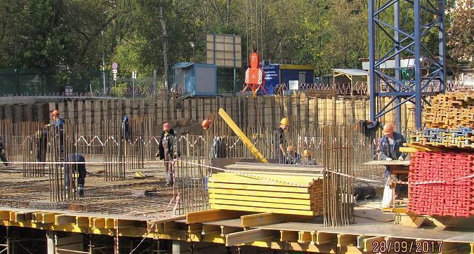 ЖК ИзМайЛовО, корпус А - монолитные работы, вид с Верхней Первомайской улицы, фото 2 Квартирный контроль