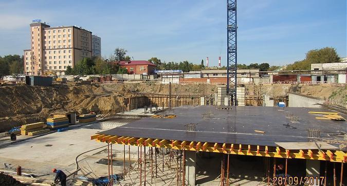 ЖК ИзМайЛовО, корпус Б - монолитные работы, вид с Верхней Первомайской улицы, фото 3 Квартирный контроль