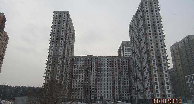 ЖК Оранж парк, 5-й корпус, вид с улицы Строителей, фото 2 Квартирный контроль