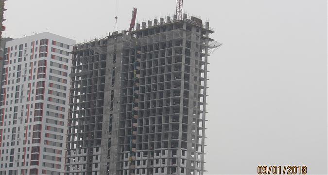 ЖК Оранж парк, 4-й корпус, вид с улицы Строителей, фото 2 Квартирный контроль