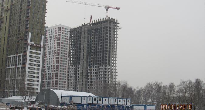 ЖК Оранж парк, 4-й корпус, вид с улицы Строителей, фото 3 Квартирный контроль