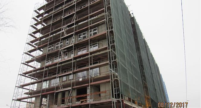 ЖК Янтарь-Apartments (Комплекс апартаментов Янтарь-Apartments), фасадные работы - вид с Левобережной улицы, фото 1 Квартирный контроль