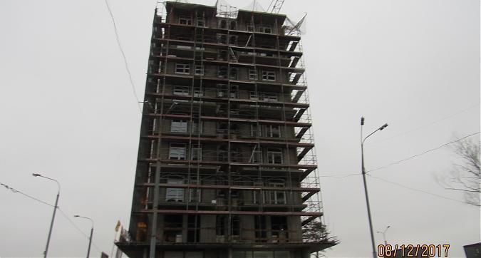 ЖК Янтарь-Apartments (Комплекс апартаментов Янтарь-Apartments), фасадные работы - вид с Левобережной улицы, фото 6 Квартирный контроль