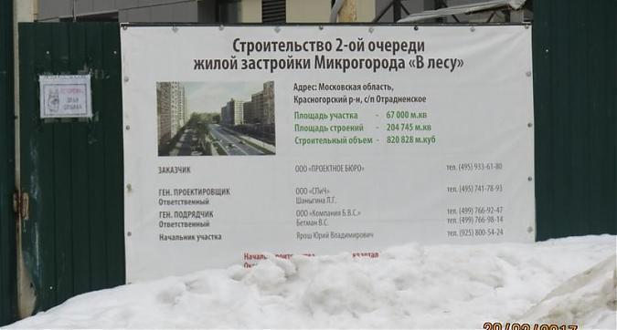 ЖК Микрогород В лесу - паспорт объекта Квартирный контроль