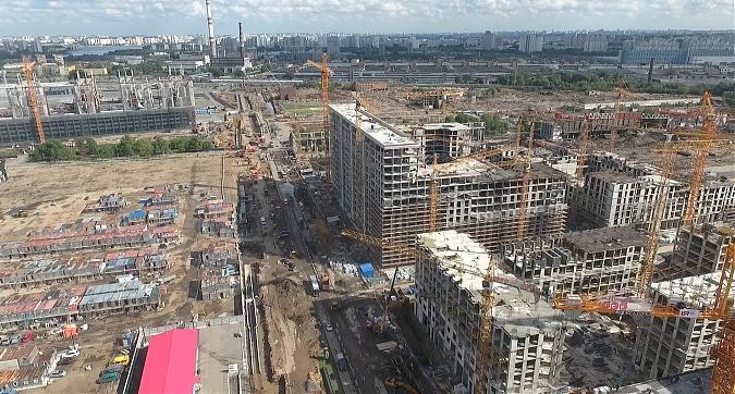 Вид на строительство домов 3, 4, 5, 6, 8 в ЖК ЗилАРТ Квартирный контроль