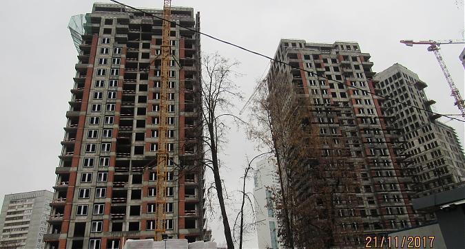 ЖК Достояние - вид с Ярцевской улицы на 1-й корпус (дома Культура и Искусство), фото 2 Квартирный контроль