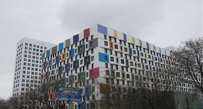ЖК Green Park (ЖК Грин Парк) - вид с Березовой Аллеи на 1-й блок Квартирный контроль