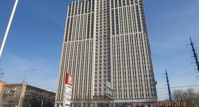ЖК The MID, фасадные работы - вид с Ленинского проспекта, фото 3 Квартирный контроль