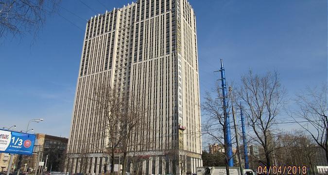 ЖК The MID, фасадные работы - вид с Ленинского проспекта, фото 6 Квартирный контроль