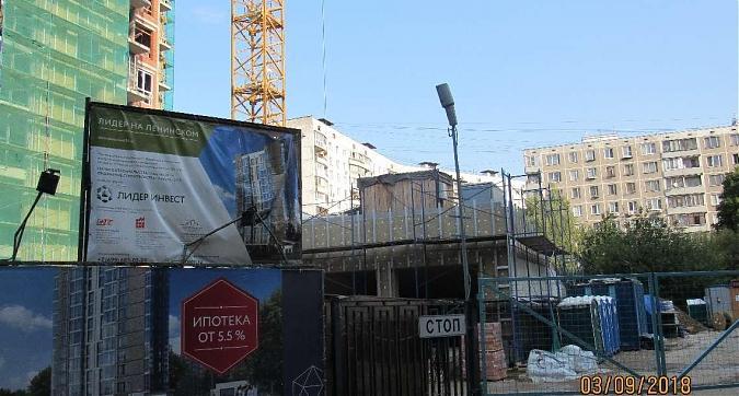ЖК Консул-дом. Лидер на Ленинском (Ленинский, 154) - фасадные работы, вид со стороны Ленинского проспекта, фото 4 Квартирный контроль