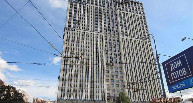 ЖК The MID, облицовочные работы - вид с Ленинского проспекта, фото 8 Квартирный контроль