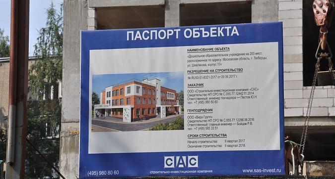 ЖК Влюберцы, паспорт строительства детского сада Квартирный контроль