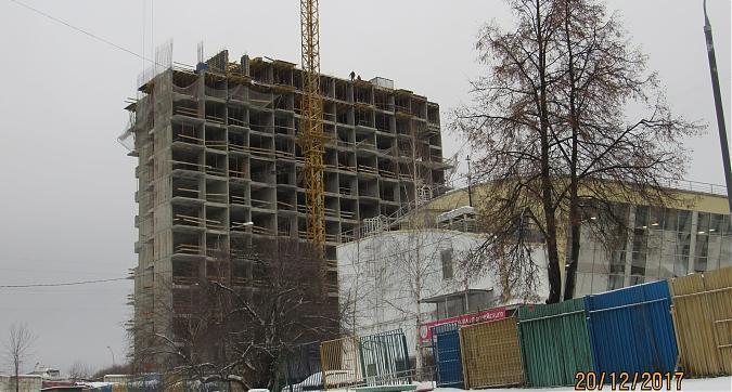 ЖК Дом Притяжение. Лидер на Чертановской, монолитные работы - вид с Чертановской улицы, фото 1 Квартирный контроль