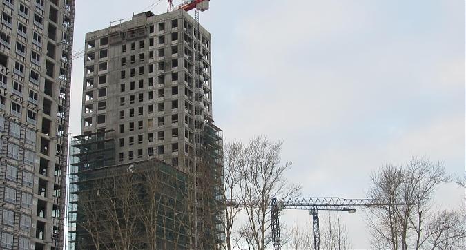 Вид с Донецкой улицы на жилой комплекс Домашний Квартирный контроль