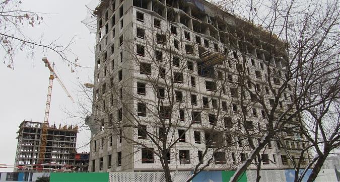Вид с улицы Березовая аллея на ЖК Green Park (ЖК Грин Парк) Квартирный контроль