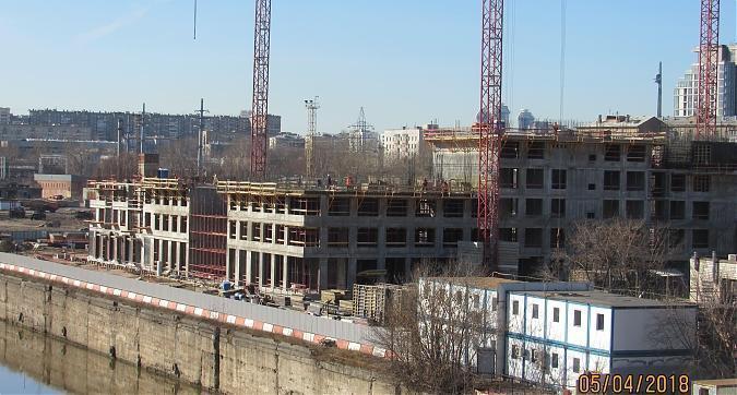 ЖК Западный порт, монолитные работы - вид со стороны Заречной улицы, фото 1 Квартирный контроль