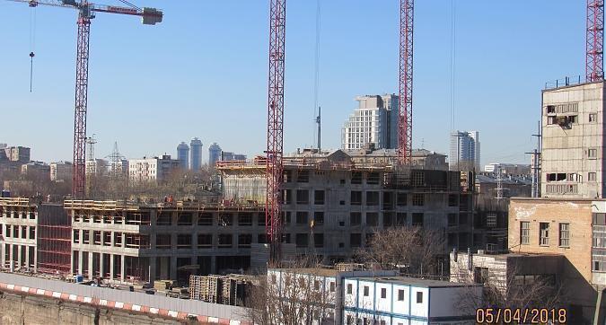 ЖК Западный порт, монолитные работы - вид со стороны Заречной улицы, фото 6 Квартирный контроль