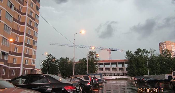 ЖК Новое Пушкино - вид на строящуюся школу Квартирный контроль