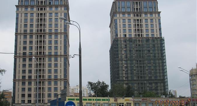 ЖК Достояние - вид с Ярцевской улицы на 1-й корпус (дома Культура и Искусство) Квартирный контроль