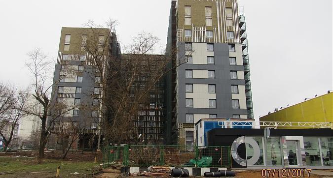 ЖК Отражение, фасадные работы - вид на комплекс с 12-го проезда Марьиной Рощи, фото 2 Квартирный контроль