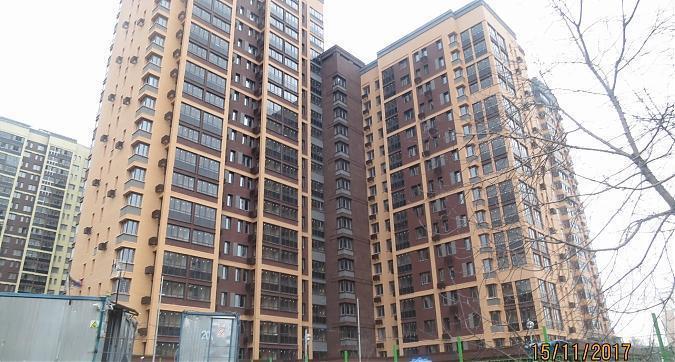 ЖК Родной город. Каховская, 2-й корпус - фасадные работы, вид с Внутреннего проезда, фото 3 Квартирный контроль
