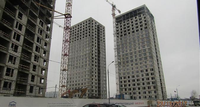 ЖК Левобережный - вид на корпуса 1.1 и 1.2 со стороны Совхозной улицы Квартирный контроль