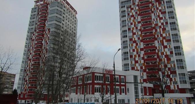 ЖК Red Hills - вид на комплекс со стороны улицы Жуковского Квартирный контроль
