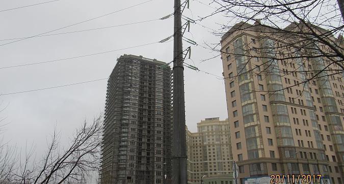 ЖК Мосфильмовский, 13-й корпус - отделочные работы, вид с Мосфильмовской улицы, фото 5 Квартирный контроль