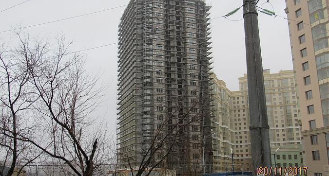 ЖК Мосфильмовский, 13-й корпус - отделочные работы, вид с Мосфильмовской улицы, фото 6 Квартирный контроль
