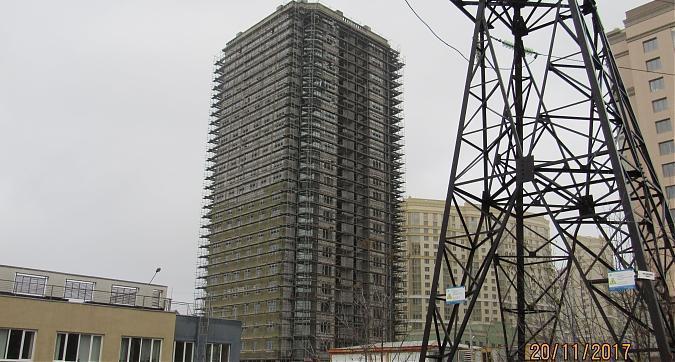 ЖК Мосфильмовский, 13-й корпус - отделочные работы, вид с Мосфильмовской улицы, фото 7 Квартирный контроль