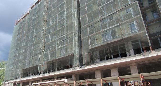 ЖК Янтарь-Apartments (Комплекс апартаментов Янтарь-Apartments), фасадные работы - вид с Левобережной улицы, фото 4 Квартирный контроль