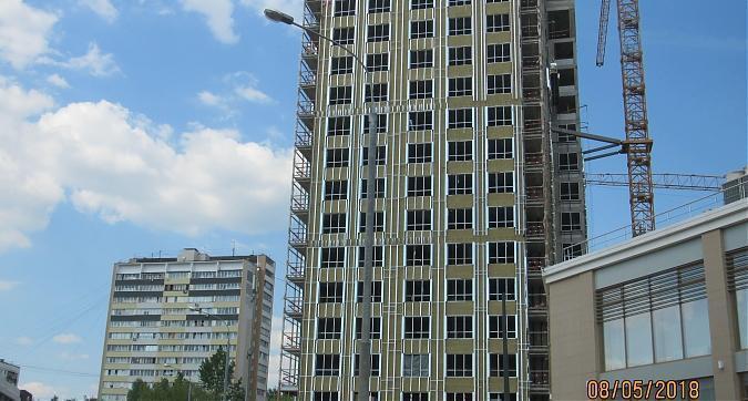 ЖК Life-Ботанический сад (Лайф Ботанический сад), 4-я очередь строительства - монолитные работы, вид с проезда Серебрякова, фото 1 Квартирный контроль
