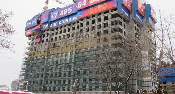 ЖК Сердце столицы, корпус 6, монолитные работы, вид с 1-го Силикатного проезда, фото - 1 Квартирный контроль