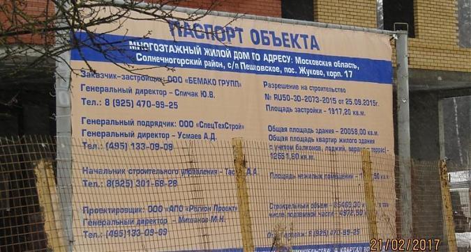 ЖК Берёзки - паспорт объекта Квартирный контроль