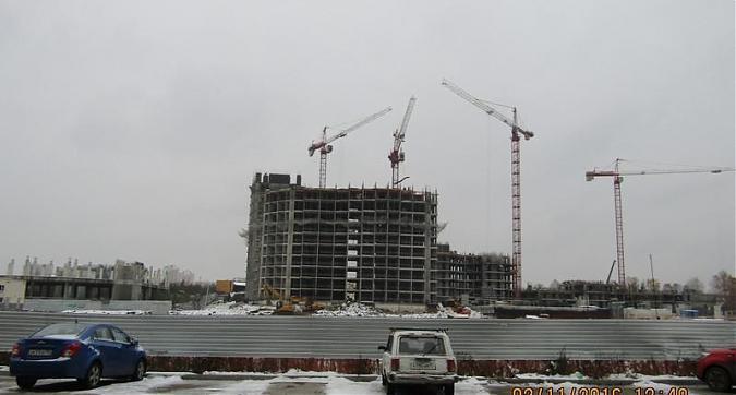 UP-квартал Сколковский - вторая очередь,  12-й корпус - вид со стороны улицы Чистяковой Квартирный контроль