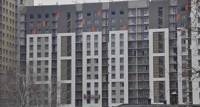 ЖК Оранж парк, 2-й корпус, вид с улицы Строителей, фото 3 Квартирный контроль