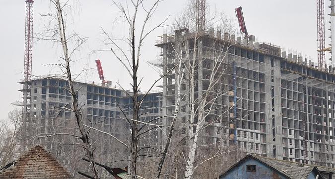 ЖК Оранж парк, 3-й корпус, вид с улицы Строителей Квартирный контроль