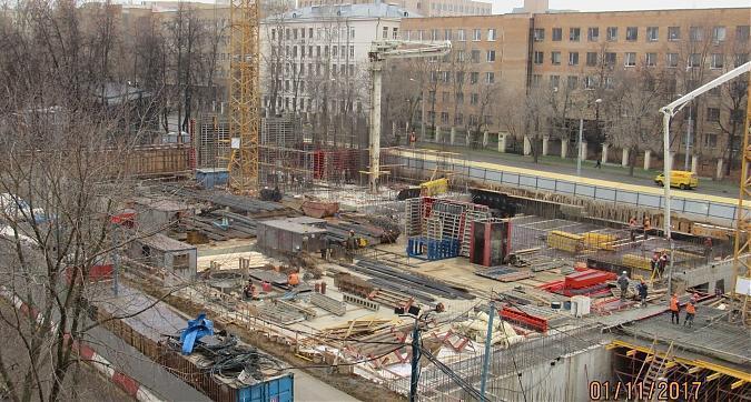 ЖК Вавилов Дом - монолитные работы, вид с улицы Вавилова, фото 3 Квартирный контроль