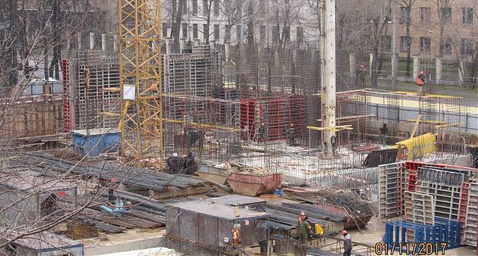 ЖК Вавилов Дом - монолитные работы, вид с улицы Вавилова, фото 5 Квартирный контроль