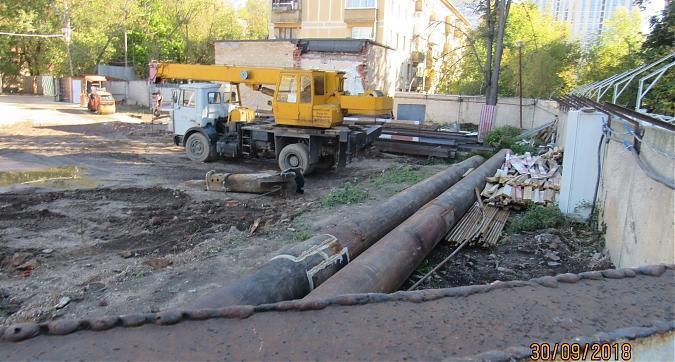 ЖК "Лидер на Пресне", котлованные работы, вид с Красногвардейского бульвара, фото - 1 Квартирный контроль