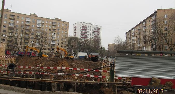ЖК Васнецов Дом. Лидер на Масловке,  котлованные работы - вид с улицы Мишина, фото 3 Квартирный контроль